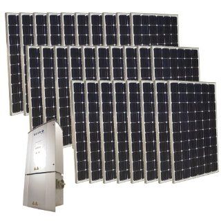 Grape Solar GS 7000 KIT 7000 Watt Monocrystalline PV Grid Tied Solar Power Kit  Solar Panels  Patio, Lawn & Garden