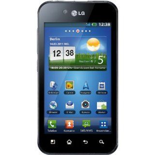 LG P970 Optimus Unlocked Android Smartphone with 5MP Camera, Wi Fi, 4 inch Touch screen   No Warranty   Black Cell Phones & Accessories