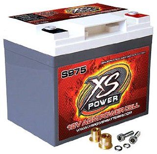XS Power S975 AGM Racing Series 2100 Max Amp 525 Cranking Amp 12V Battery Automotive