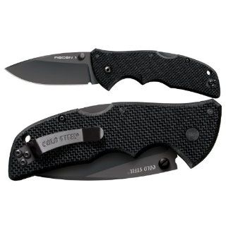 Cold Steel Mini Recon 1 Spear Point Tactical Folder Knife  Tactical Knives  Sports & Outdoors