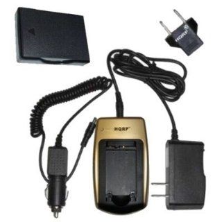 HQRP Premium Charger Set + NB 3L NB3L Battery for Canon CANON PowerShot SD10 SD100 SD110 SD500 SD550 IXUS i ii i5 700 750 plus HQRP Euro Plug Adapter  Camera Power Supplies  Camera & Photo