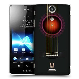 Head Case Designs Black Acoustic Guitar Hard Back Case Cover for Sony Xperia TX LT29i Cell Phones & Accessories