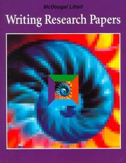 Writing Research Papers Your Complete Guide to the Process of Writing a Research Paper, from Finding a Topic to Preparing the Final Manuscript (9780812381009) Robert D Shepherd Books