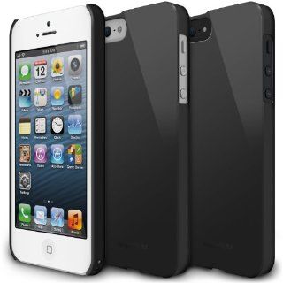 [LF Black] Apple iPhone 5 Ringke SLIM LF Premium Hard Case for [AT&T, Verizon, Sprint, Unlocked]   Rearth ECO Package Cell Phones & Accessories
