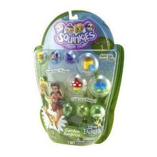 Squinkies Disney Fairies 9 Piece Bubble with Tiny Toys Series 1 Toys & Games