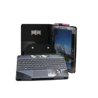 Poetic ASUS VivoTab RT TF600T PU Leather Keyboard Portfolio Stand Case Cover for TF600T Black(With Auto Sleep/Wake Function)(3 Year Warranty from Poetic) Computers & Accessories