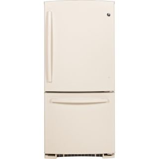 GE 20.3 cu ft Bottom Freezer Refrigerator (Bisque) ENERGY STAR