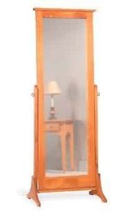 Mirrors Honey Pine, Large Floor Mirror Pine 66H x 24W inch   Floor Mirror Full Length
