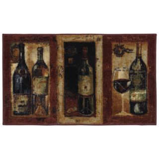 Mohawk Home 20 in x 34 in Multicolor Fine Wines Accent Rug