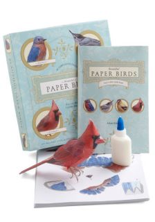 Beautiful Paper Birds  Mod Retro Vintage Decor Accessories