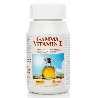 Andrew Lessman Gamma Vitamin E Tocopherol Supplement   60 Caps