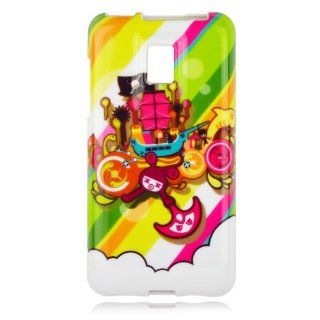 Talon Phone Case for LG Optimus 2X, P990, and G2X   Pirate Bay   T Mobile   1 Pack   Case   Retail Packaging   Green, Yellow, and Pink Cell Phones & Accessories