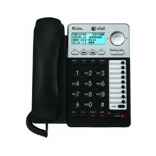 AT&T 993 2 Line Phone w/Caller ID Charcoal  Corded Telephones 