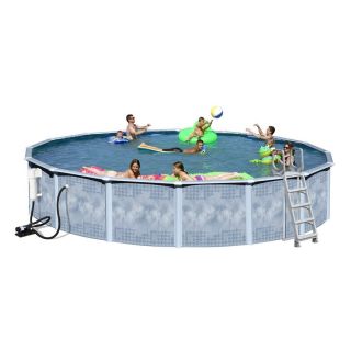 Splash Pools 15 ft x 15 ft x 52 in Round Above Ground Pool