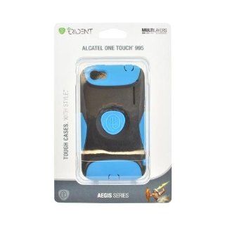 Blue/ Black OEM Trident Aegis Alcatel One Touch 995 Hard Cover Over Silicone Skin Case Cover W/ Lcd Screen Protector Cell Phones & Accessories