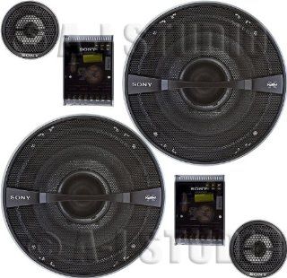 Sony XS GTR1720S 17cm GTR Series 2 Way Component Speakers  Component Vehicle Speaker Systems 