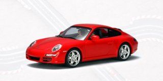1/32 AUTOart Analog Slot Cars   Porsche 911 Carrera S (997) Red with headlights (13181) Toys & Games