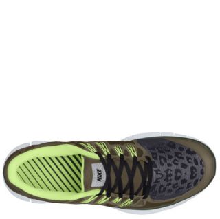 Nike Mens Free Run 5.0 Shield + Running Shoes   Dark Loden/White      Clothing