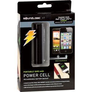 Sound Logic Power Cell Rechargeable Battery Backup — 2600mAh, Model#  BB26-24/5722