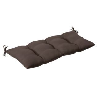 Outdoor Tufted Bench/Loveseat/Swing Cushion   Brown