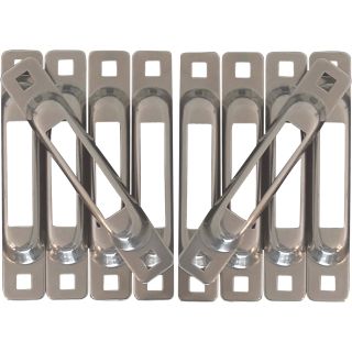 Snap-Loc E-Track Cargo Control Logistic E-strap Anchors — 10-Pack, Stainless Steel, Model# NT-SS10-PLU  Ratchet Tie Down Straps