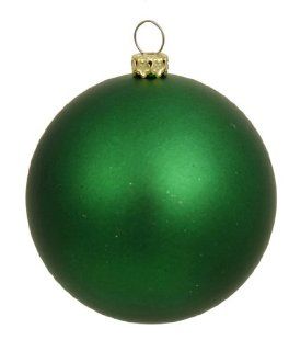 Matte Green Indoor/Outdoor Shatterproof Christmas Ball Ornament 4" (100mm)  