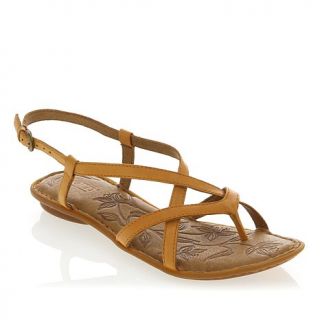 Born® "Mai" Leather Strappy Flat Sandal