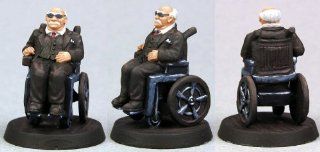 Urban Achievers Miniatures   Old Man in Wheelchair Toys & Games