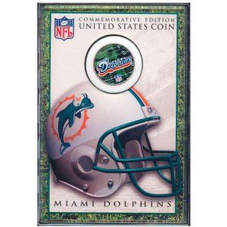 Miami Dolphins Commemorative Edition JFK Half Dollar Coin 