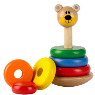 Tidlo Wooden Wobbly Bear Stacker      Toys