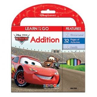 Disney Cars Addition Learn and Go Activity Book   Standard Toys & Games