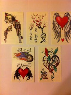 Lower Back and Extra Large Temporary Tattoos Pack. (Extra Large)  Beauty