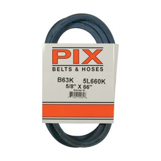 PIX Blue Kevlar V-Belt with Kevlar Cord — 66in.L x 5/8in.W, Model# B63K/5L660K  Belts   Pulleys