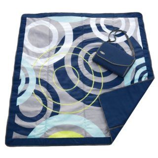 JJ Cole Outdoor Blanket, Blue Orbit, 7" x 5"  Baby
