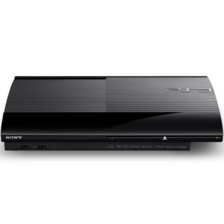 PS3 New Sony Playstation 3 Slim Console (500 GB)   Black      Games Consoles