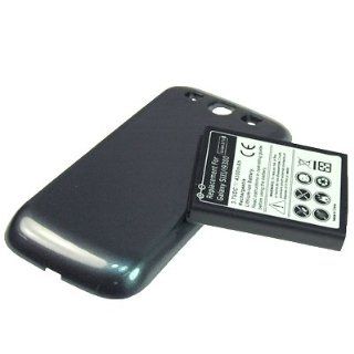 BW Back Door Cover Extented Battery for Verizon, T Mobile, AT&T, Sprint, US Cellular Samsung Galaxy S III i9300 i747 i535 L710 T999 Pebble Blue Cell Phones & Accessories