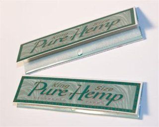 Pure Hemp King Size Rolling Papers Eco friendly Tree Free Sports & Outdoors