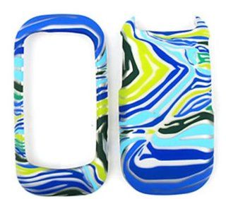 CELL PHONE CASE COVER FOR KYOCERA LUNO S2100 BLUE GREEN ZEBRA PRINT Cell Phones & Accessories