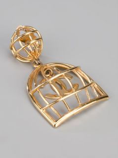 Chanel Vintage Birdcage Earrings