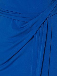 Linea Marilyn side twist jersey maxi dress Cobalt