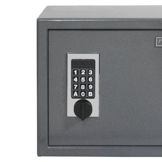 First Alert 2072F Anti Theft Safe with Digital Lock, 1.00 Cubic Foot, Gray   Wall Safes  