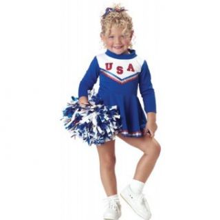 Blue Toddler Cheerleader Costume Clothing