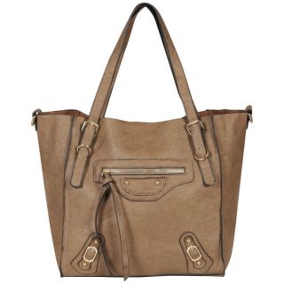 Kris Ana 9191 Soft Shopper Bag   Taupe      Womens Accessories