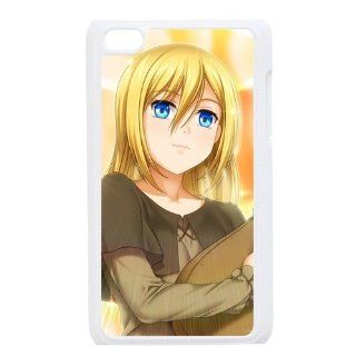 Popular Anime Attack On Titan Pretty Angel Christa Renz DIY iPod Touch 4 Hard Plastic Case Cover Custom Perfect Design Cell Phones & Accessories