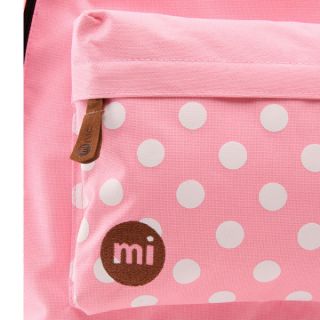 Mi Pac Polkadot Backpack   Pink      Womens Accessories