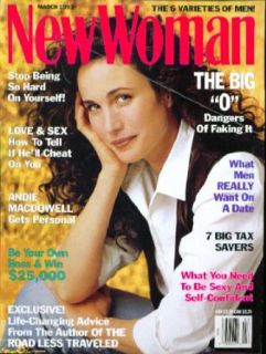 NEW WOMAN Andie MacDowell 3 1993 Entertainment Collectibles