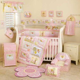Lambs & Ivy Angel Bear 6 Piece Bedding Set  Crib Bedding Sets  Baby