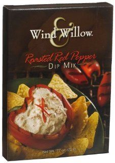 Wind & Willow Roasted Red Pepper Dip, .77 Ounce Boxes (Pack of 6)  Vegetable Dips  Grocery & Gourmet Food