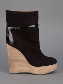 Chloé Platform Wedge Ankle Boot