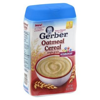 GERBER Baby Food   Cereal 16 oz Oatmeal Kosher C